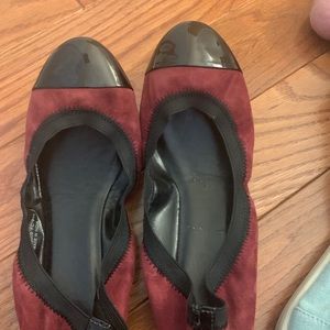 Cole Haans Maroon Flats Brand New
